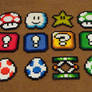 Perler Super Mario World Item Collection