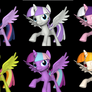 Alternate Costumes:  Twilight Sparkle