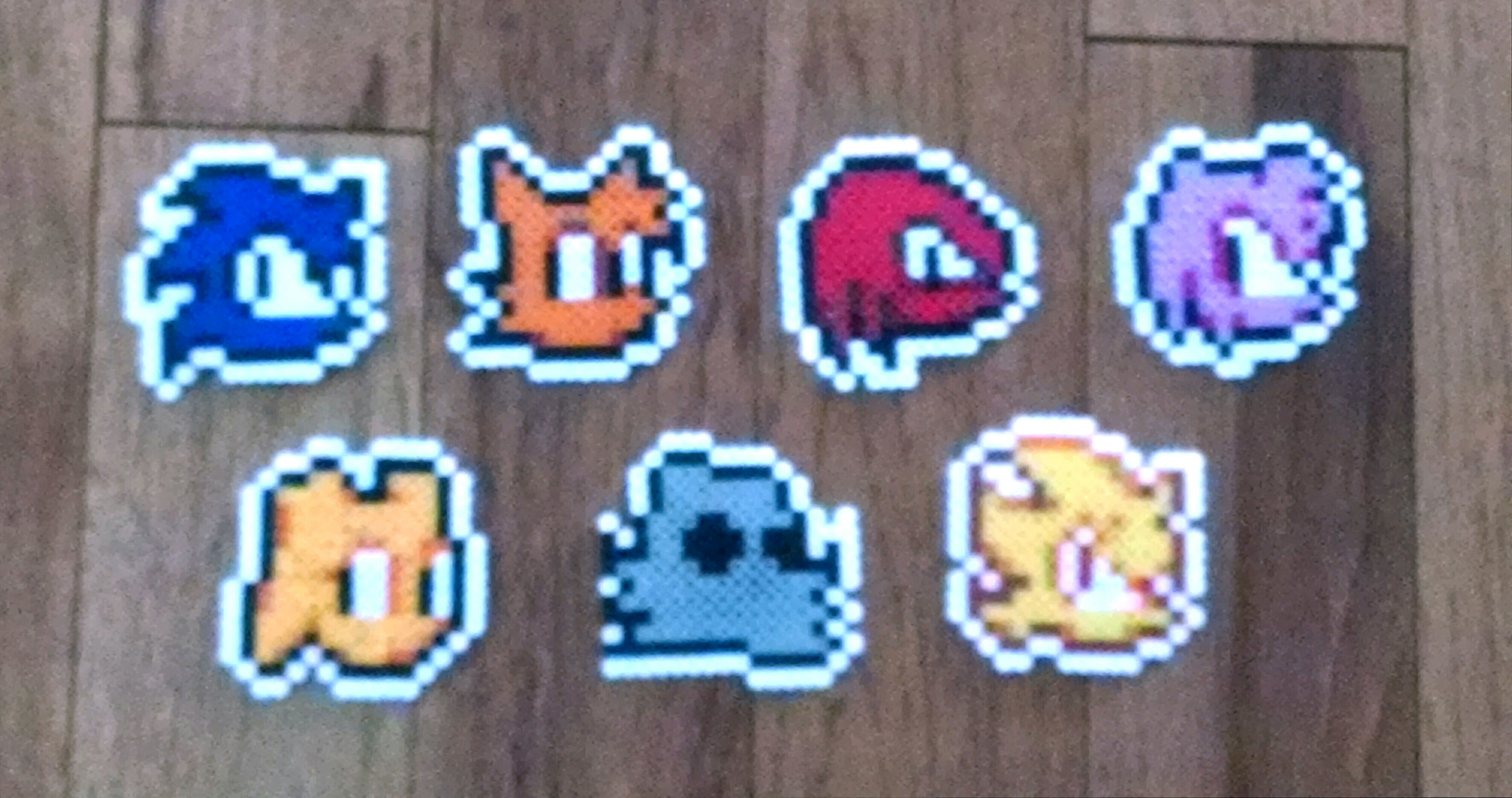 Sonic Advance 2 Hero Chao Perler Bead Pattern, Bead Sprites