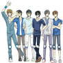 Dodgeball - Blue seme team