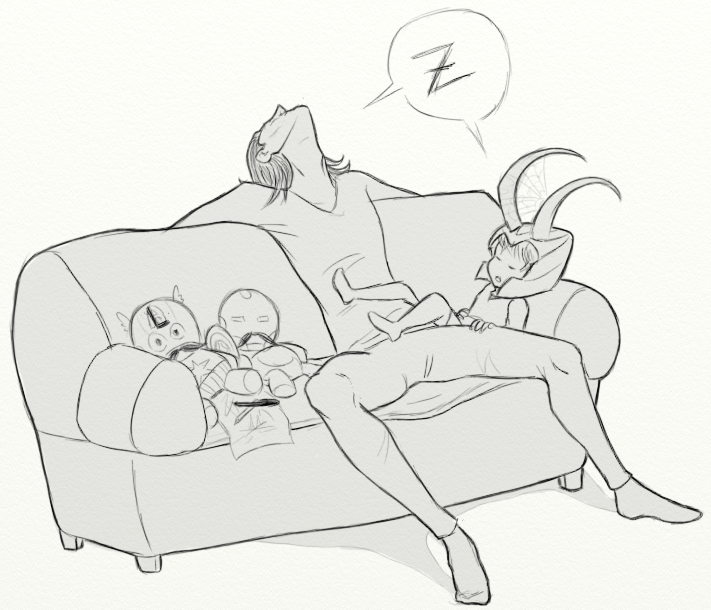 Loki Babysitting Peter