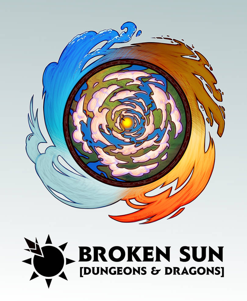 Broken Sun Rune Broken Sun setting illustration by TereruArt on DeviantArt
