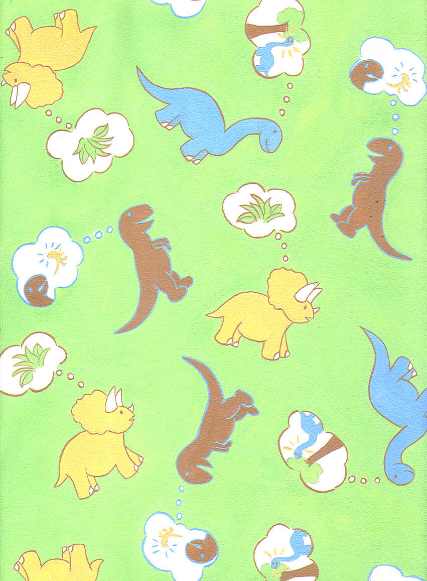 Dino Print for Children's Wear