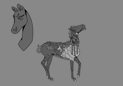 HORSE LINEART | P2U