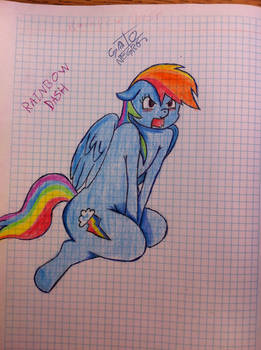 rainbow dash cute :3