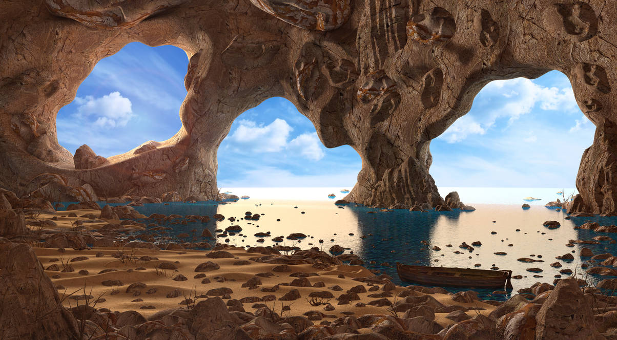 Fantasy Cave 2 by MarcMons007 on DeviantArt