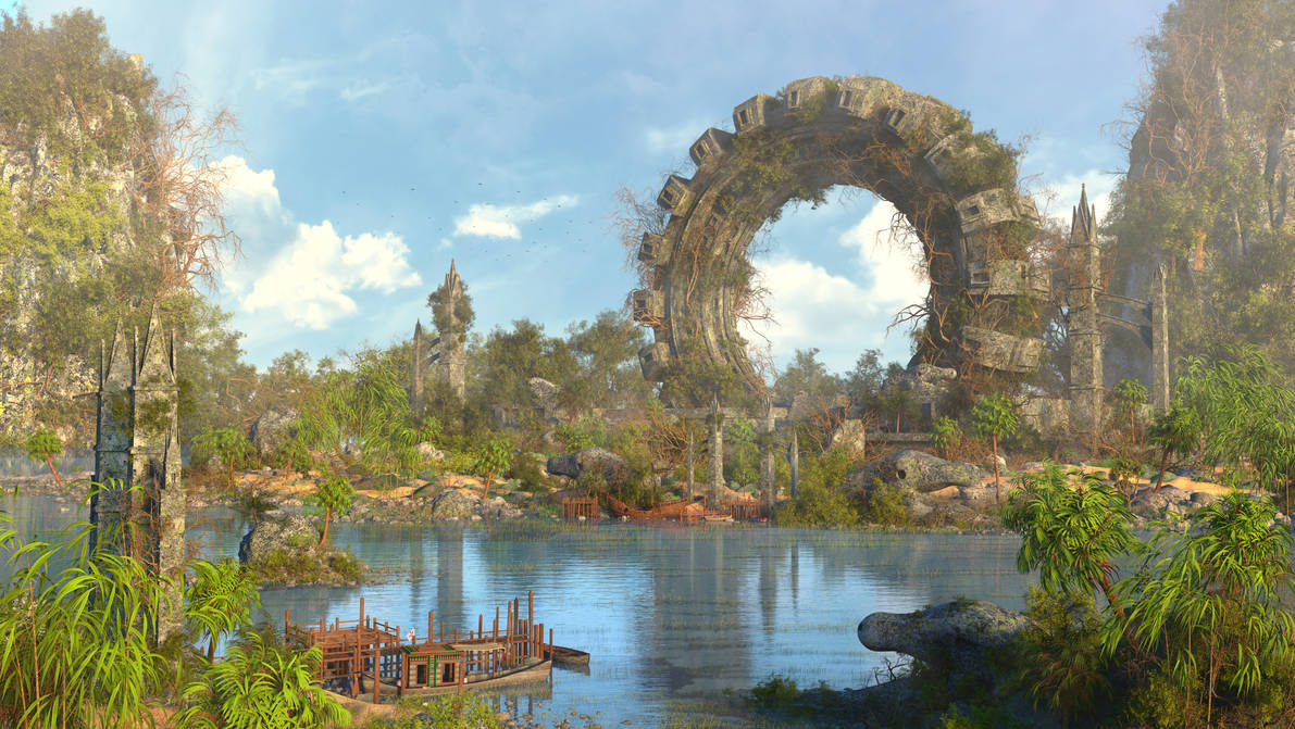 Ancient Stargate.v2 by MarcMons007 on DeviantArt