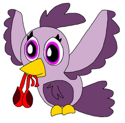 A Bird Carrying June's Shoes