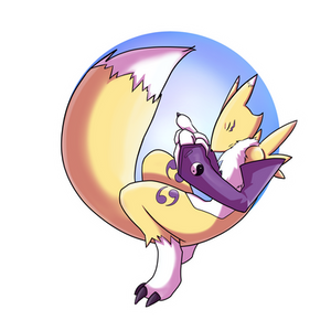 Renamon Sticker Design