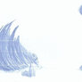 Pencil Animation FAIL-wolf peeking from the bushes