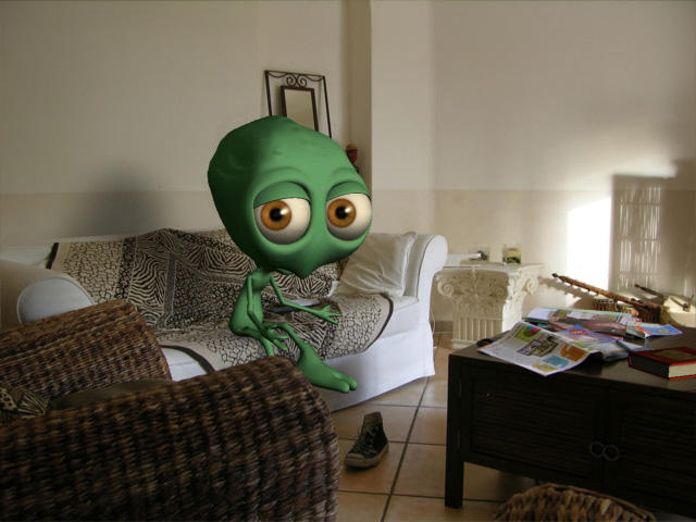 An alien in my living room by Herronelou on DeviantArt