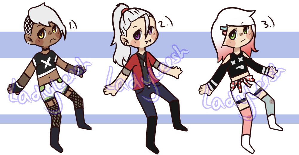 CLOSED White Hair Adopt batch [Set Price]