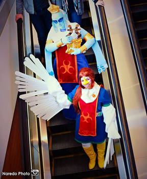 Laruto and  Medli from Wind Waker