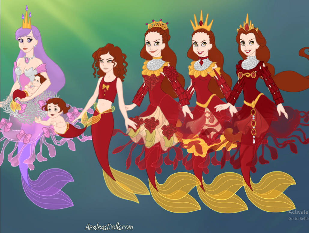 Mer-Princess Alcyone - Stages of Life by TiffanytheJoyful on DeviantArt