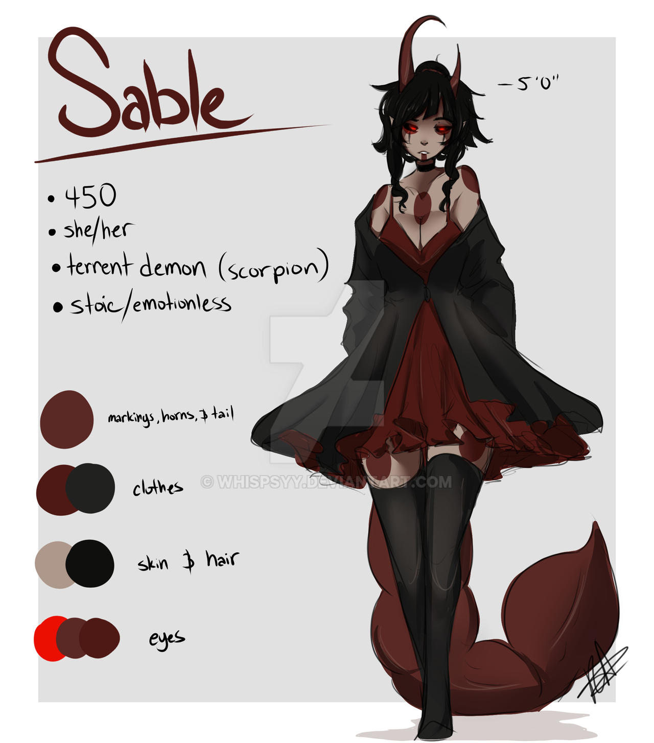 Sable by whispsyy on DeviantArt