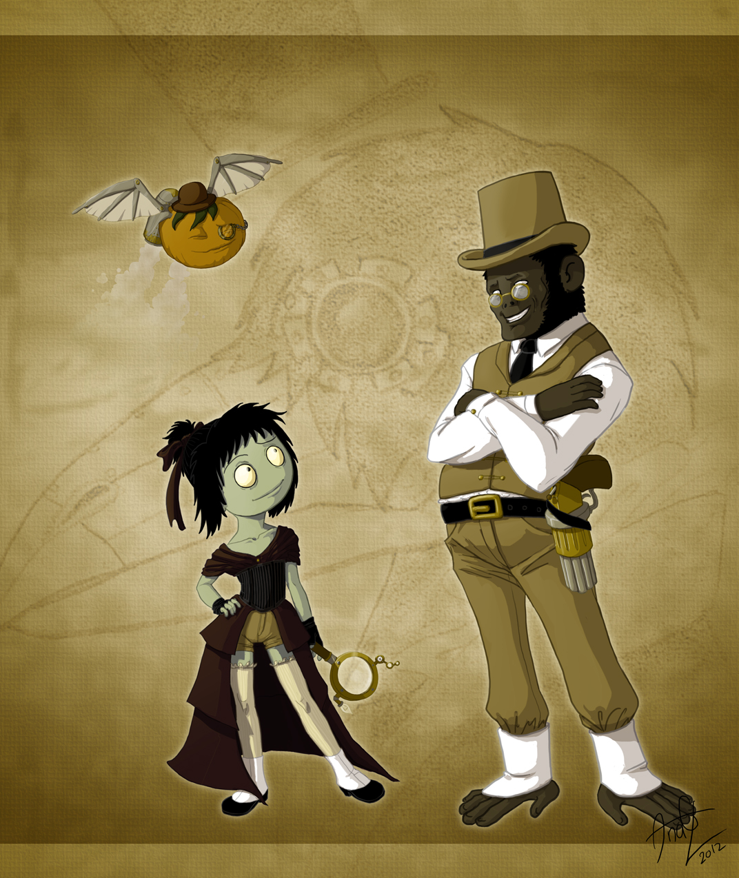 FanArt Lucy Andrajos - Steampunk