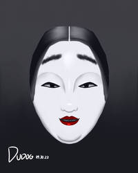 Ko-omote Noh mask II