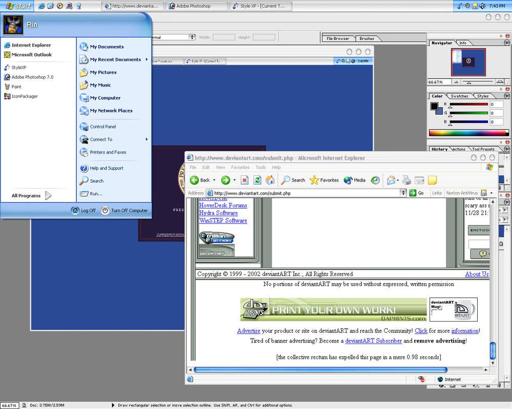 Windows Xp Screen Maker Windows XP Screenshot 2 by rinaldi86 on DeviantArt
