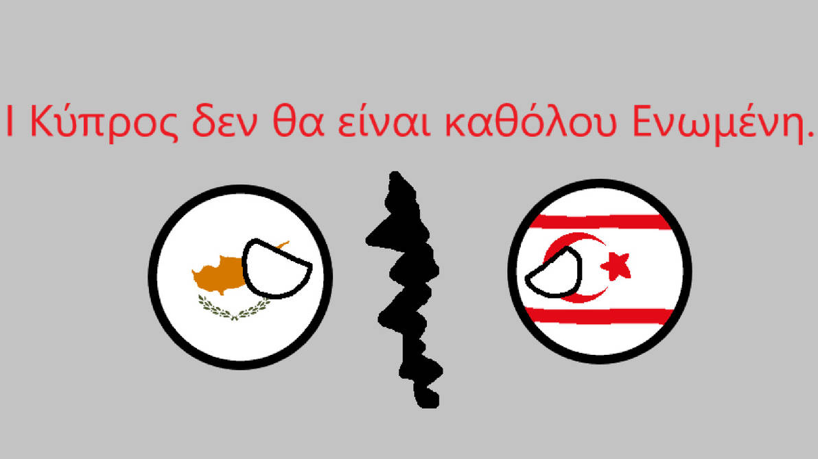 Cyprusball Cyprus and Northern Cyprus Countryball Art by AlexkiszlReturns on ...