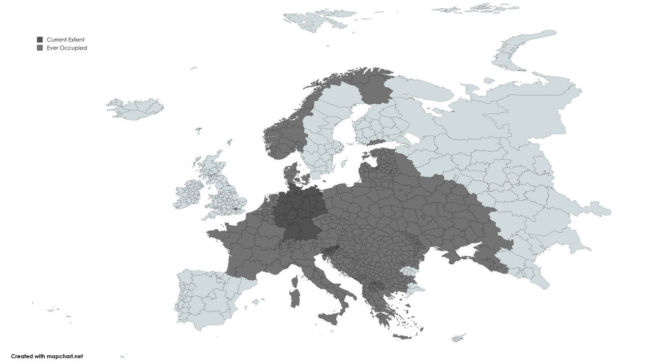 Current Europe Map Blank