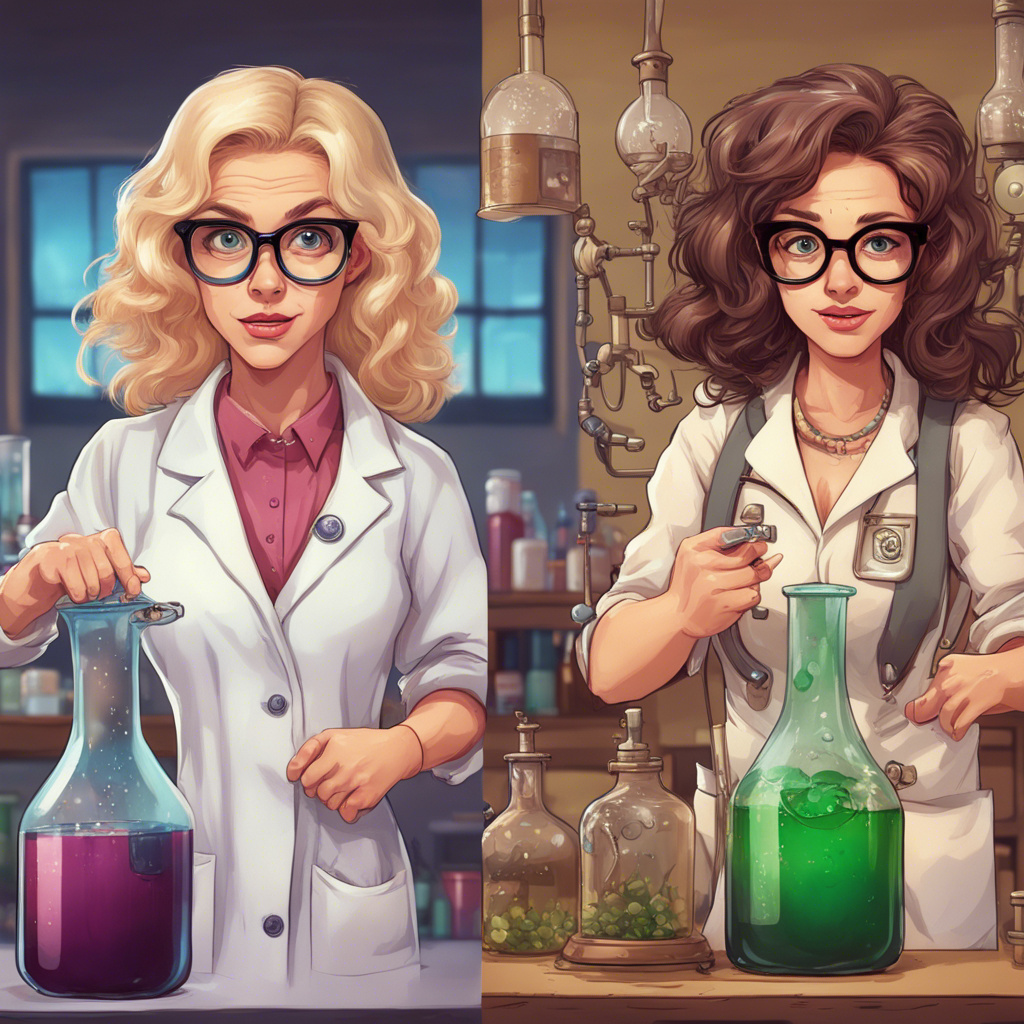 After and Before the Bimbofication Potion by NaomiKnows on DeviantArt