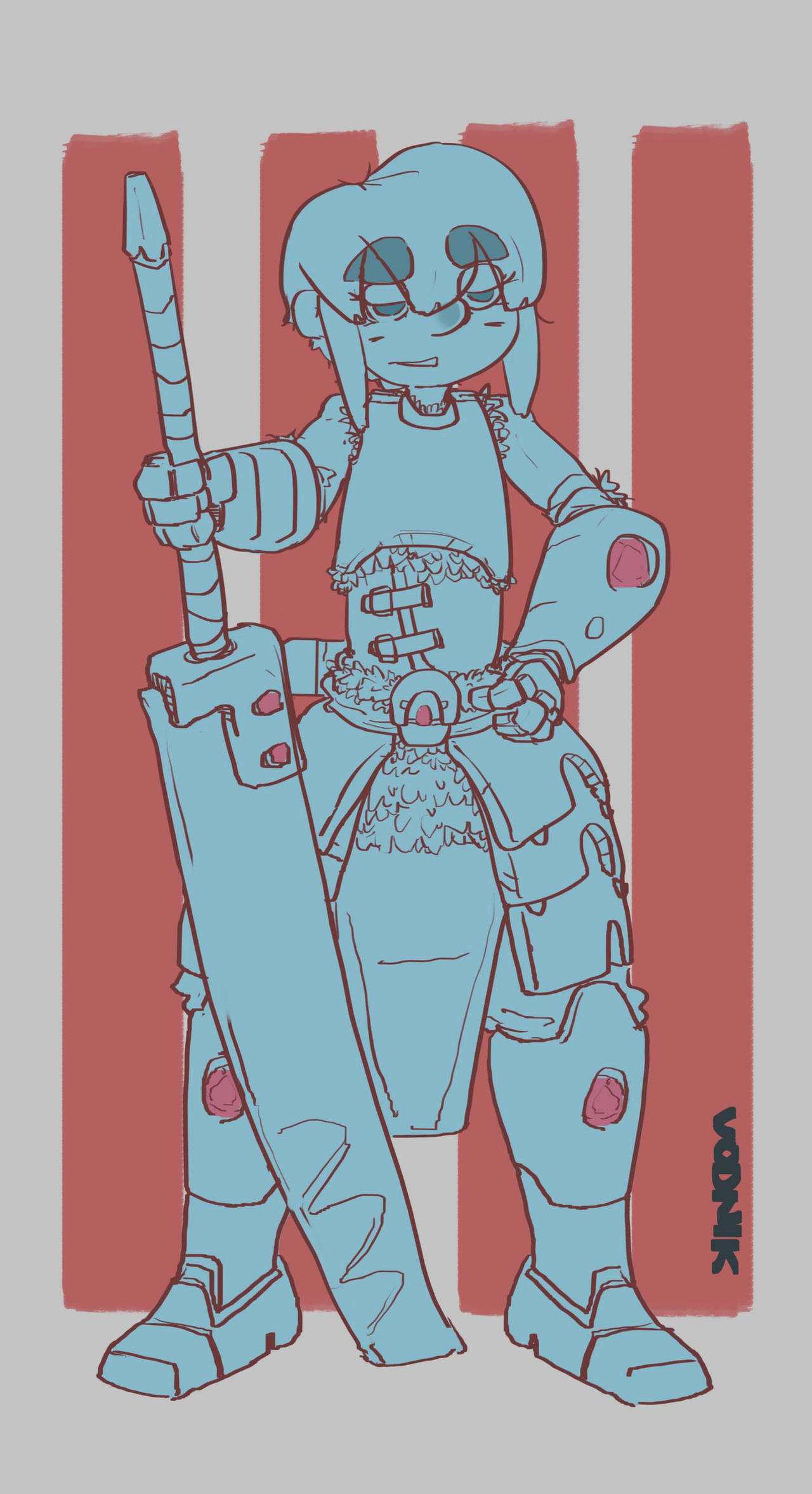 Greatsword Rangers Deviantart Greatsword Lass by 19VodNiK on DeviantArt