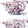 dragon sketch digital