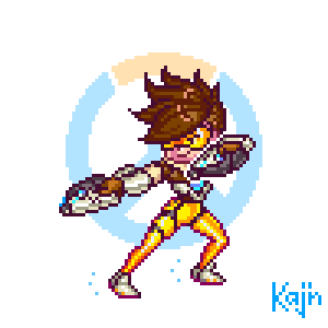 Tracer pixel by kajinman on DeviantArt