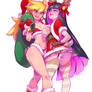 Panty and Stocking wish you happy holidays