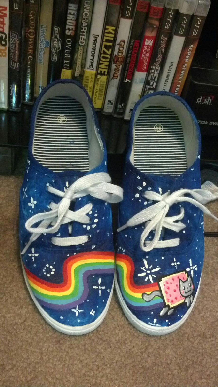 Nyan cat shoes 1