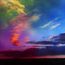 Rainbow sky