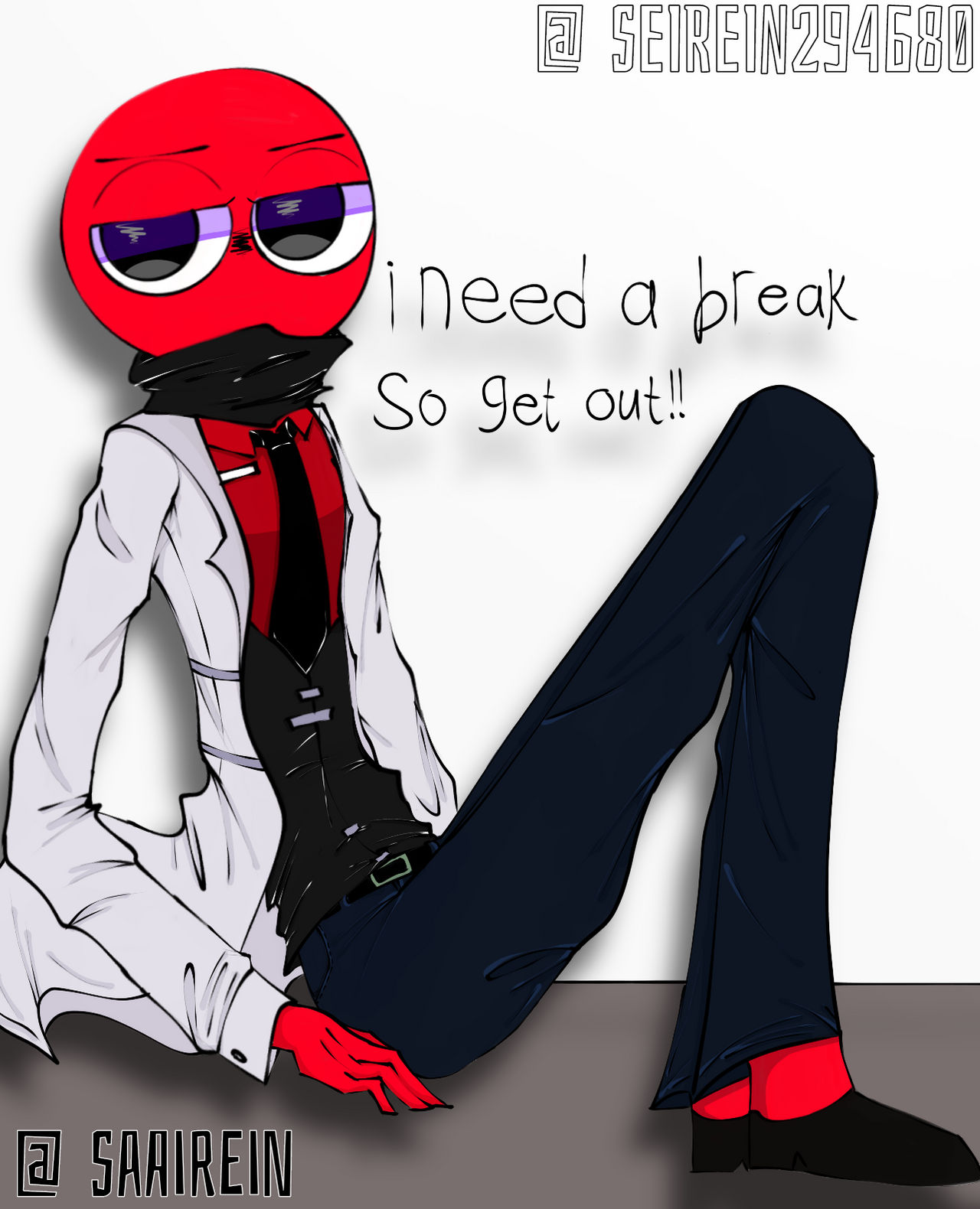 Red R&b Friends Rainbow friends Red by andesit07 on DeviantArt