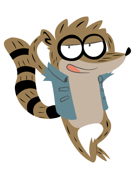 Rigby Is A Bro by PutterPen on DeviantArt