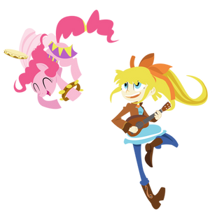 Megan and Pinkie