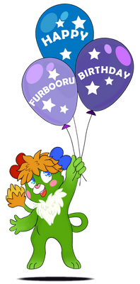 A Furbooru Birthday Popple