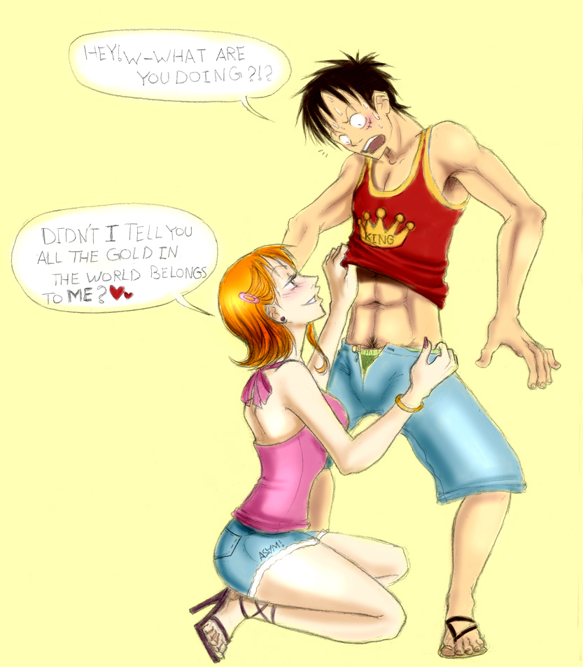 Nami Wants Luffy's Gold