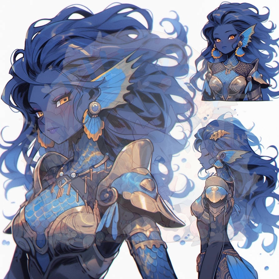 Merfolk #9 by Illiriea on DeviantArt