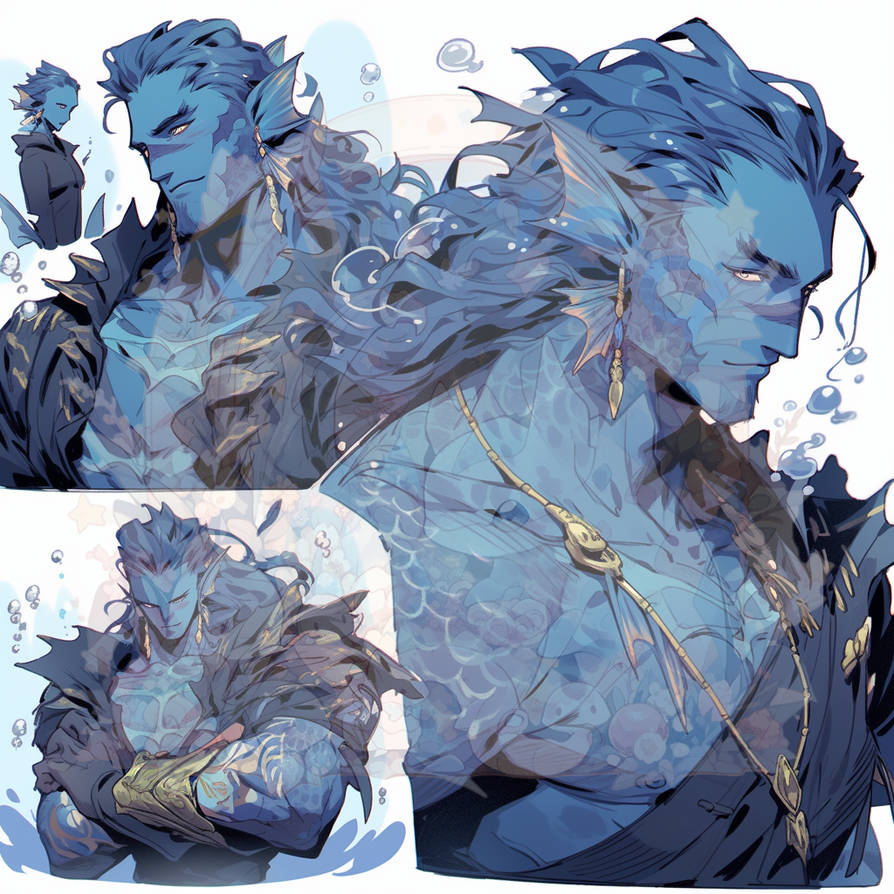 Merfolk #10 by Illiriea on DeviantArt