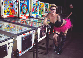 derby girl in the pinball hall of fame