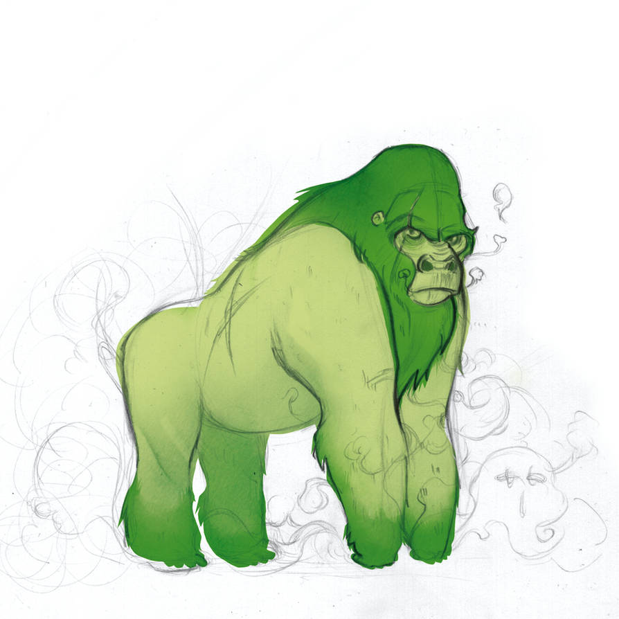 Pestilence Gorilla by Asiaglocke