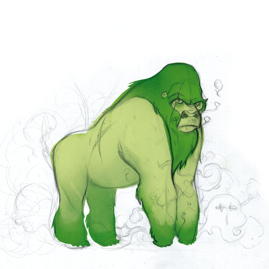Pestilence Gorilla by Asiaglocke
