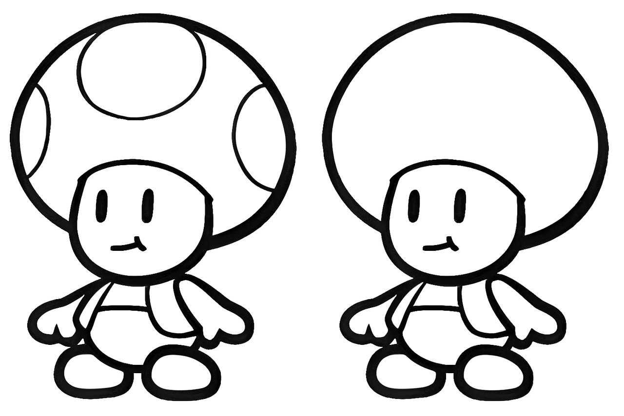 Paper Mario Base:Toad by ERBFGETFGBNBGF on DeviantArt