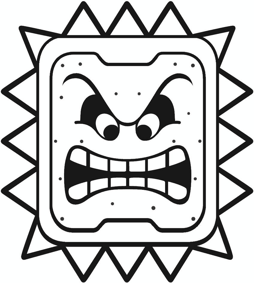 Paper Mario Base- Thwomp by ERBFGETFGBNBGF on DeviantArt