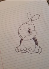 Sitting Turtwig!