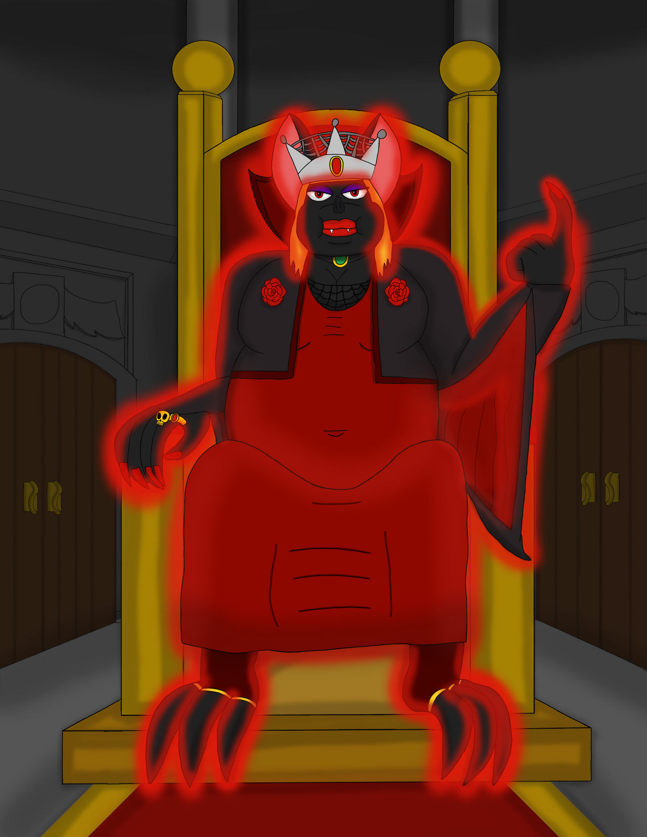 Fat bat queen by drewchasey24 on DeviantArt