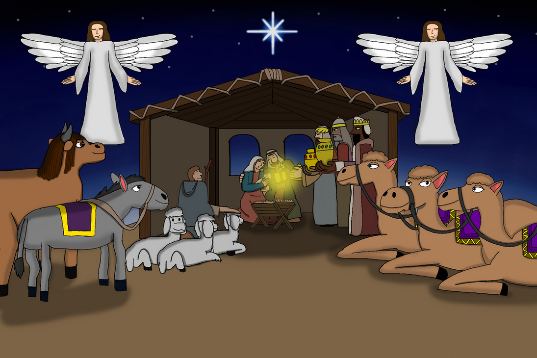 Deviantart Nativity Nativity scene by drewchasey24 on DeviantArt