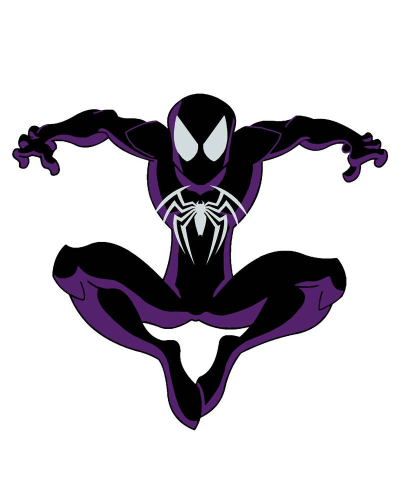 Black Suit Spider-Man (Purple) by Cruz7808 on DeviantArt