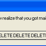 Error Message- U got mail!