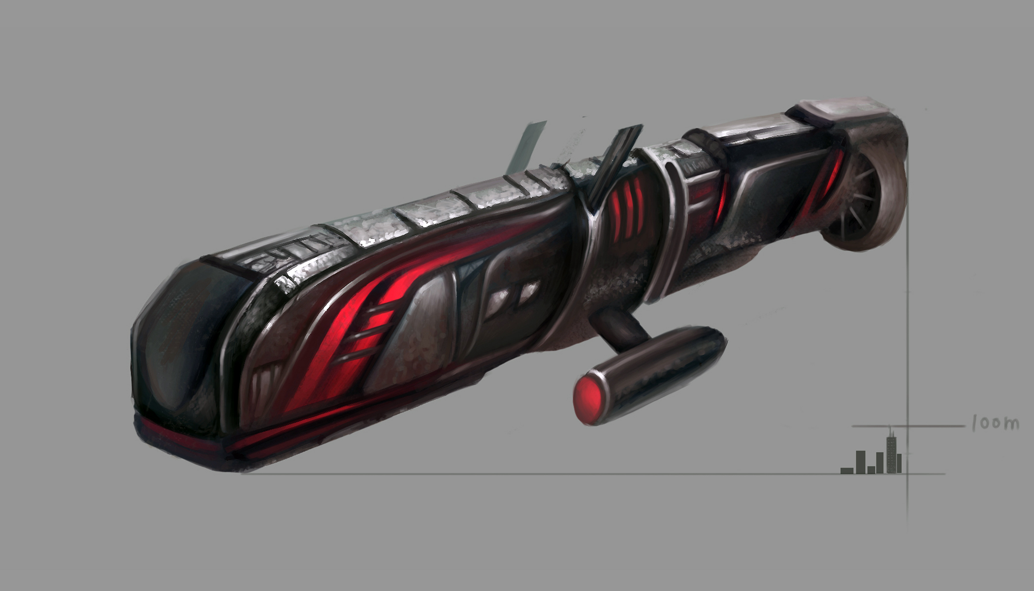 Sci-Fi Spaceship Concept Art #1 by Frostwindz on DeviantArt