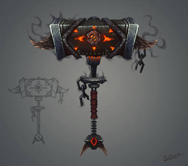 Fantasy Hammer Concept Art